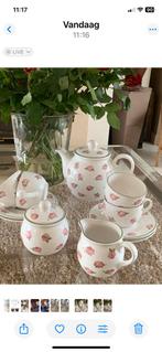 Marjolein Bastin Theeservies Duinroosje, Ophalen of Verzenden, Zo goed als nieuw, Overige stijlen, Aardewerk