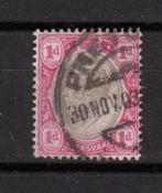 Transvaal oudje met koning rood, Verzenden, Zuid-Afrika, Gestempeld