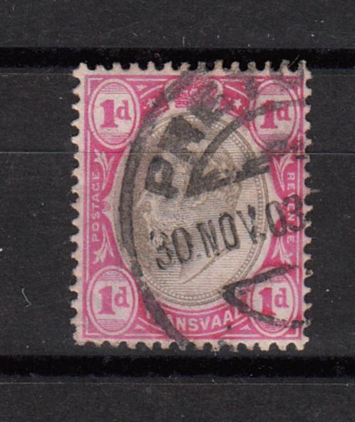Transvaal oudje met koning rood, Postzegels en Munten, Postzegels | Afrika, Gestempeld, Zuid-Afrika, Verzenden