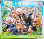 King puzzel 1000 stukjes Jungle Party, Ophalen of Verzenden, 500 t/m 1500 stukjes, Zo goed als nieuw, Legpuzzel