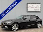 Mazda 3 2.0 HP GT-M Camera/Navi/Leer/Bose. (bj 2014), 1195 kg, Gebruikt, 4 cilinders, Zwart