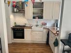 Keuken + aparatuur (gas), Huis en Inrichting, Keuken | Complete keukens, Ophalen, Gebruikt, Hoekkeuken, Kunststof
