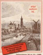 Sticker bouw houthandel timmerfabriek van der Meer Delft, Verzenden, Zo goed als nieuw, Bedrijf of Vereniging