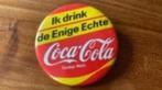 Coca - cola button, Verzamelen, Verzenden, Gebruikt