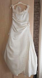 Prachtige gebroken witte trouwjurk, maat 38, Trouwjurk, Wit, Ophalen of Verzenden, Onbekend
