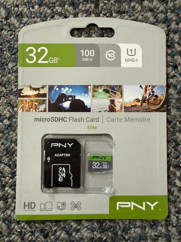 PNY Elite microSDXC 32 GB beschikbaar voor biedingen