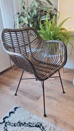 Rotan Eetkamerstoel Julan - Bruin, Ophalen