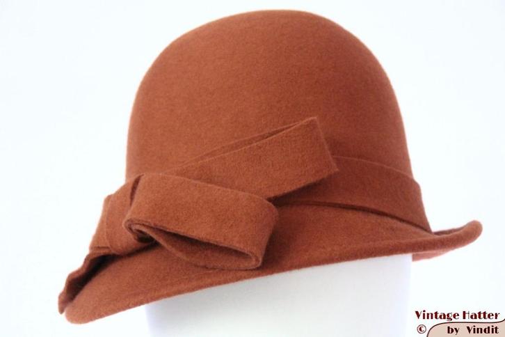cloche dophoed Dameshoed Hawkins oranje bruin vilt 54-58 new, Kleding | Dames, Hoeden en Petten, Nieuw, Hoed, One size fits all