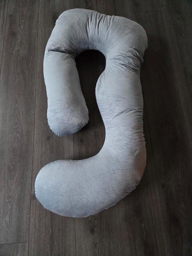 XXL Zwangerschapskussen - Grijs, Kinderen en Baby's, Dekens, Slaapzakjes en Inbakerproducten, Zo goed als nieuw, Overige typen