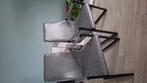 Gratis  4 eetkamerstoelen gebruikt, Huis en Inrichting, Stoelen, Ophalen, Gebruikt, Leer, Vier