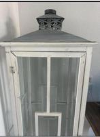 Vitrinekast hoge LANTAARN WIT 165 hoog RIVIERA MAISON, Huis en Inrichting, Kasten | Vitrinekasten, Ophalen, Minder dan 50 cm, Glas