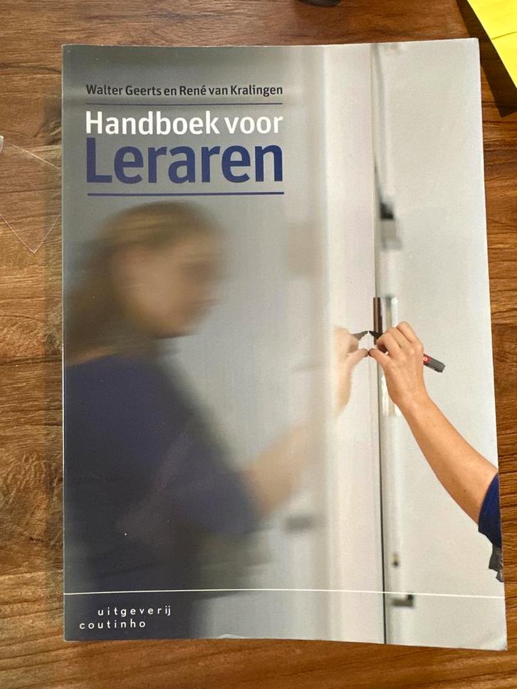 Handboek voor Leraren - Geerts & van Kralingen druk 2, Boeken, Studieboeken en Cursussen, Zo goed als nieuw, HBO, Gamma, Ophalen of Verzenden
