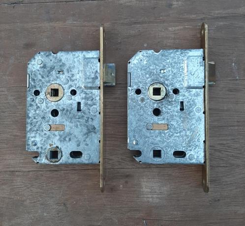 2x Gebruikt Messing Nemef Toilet - Badkamerslot, Huis en Inrichting, Woonaccessoires | Overige, Gebruikt, Ophalen