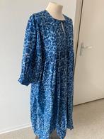 Blauwe blockprint jurk, Kleding | Dames, Maat 38/40 (M), Nieuw, Ophalen of Verzenden, Onder de knie