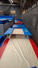 Dubbel mini trampoline, Ophalen, Gebruikt