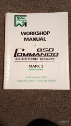 Norton 850 Commando MK3, Motoren, Handleidingen en Instructieboekjes, Ophalen of Verzenden, Overige merken