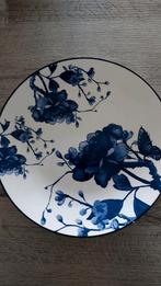 Prachtig groot blauw bord van Gusta 27 cm, Ophalen, Zo goed als nieuw, Bord(en), Overige stijlen