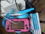 Nintendo wii u, gamepad, joycestick, 7 topgames., Spelcomputers en Games, Ophalen of Verzenden, Zo goed als nieuw, Met 2 controllers