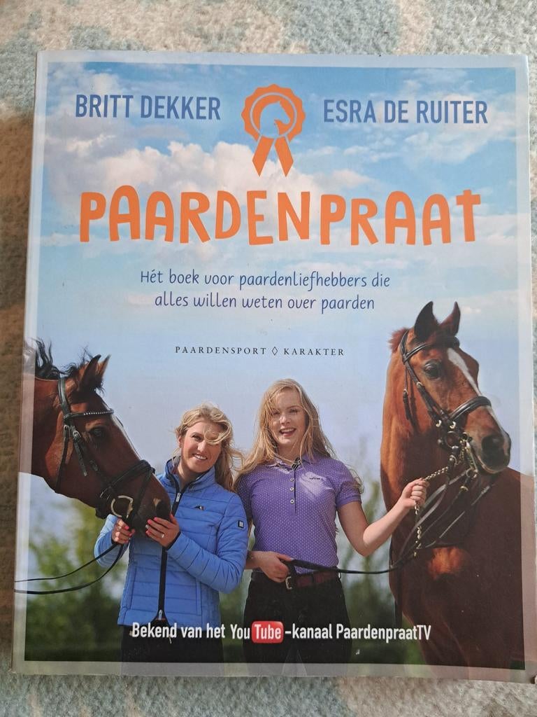 Britt Dekker Esra de Ruiter - Paardenpraat, Non-fictie, Esra de Ruiter; Britt Dekker, Ophalen of Verzenden, Zo goed als nieuw