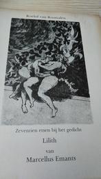 Roelof van Rosmalen Zeventien etsen bij het gedicht "Lilith", Boeken, Verzenden, Gelezen, Grafische vormgeving
