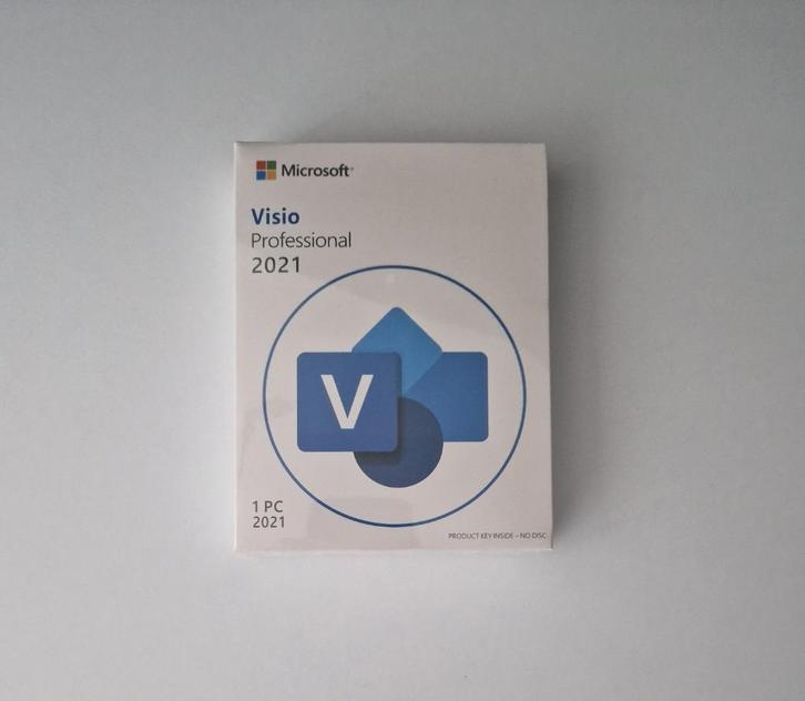 Microsoft Visio Professional 2021 – Geseald, Computers en Software, Office-software, Nieuw, Windows, Verzenden