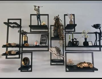 Bodhi Wandrek met Wijnrek - Verschillende Afmetingen beschikbaar voor biedingen