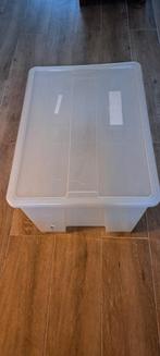 Ikea Samla 130 liter kunstof opbergbox, 40 tot 60 cm, Zo goed als nieuw, 75 tot 100 cm, Ophalen