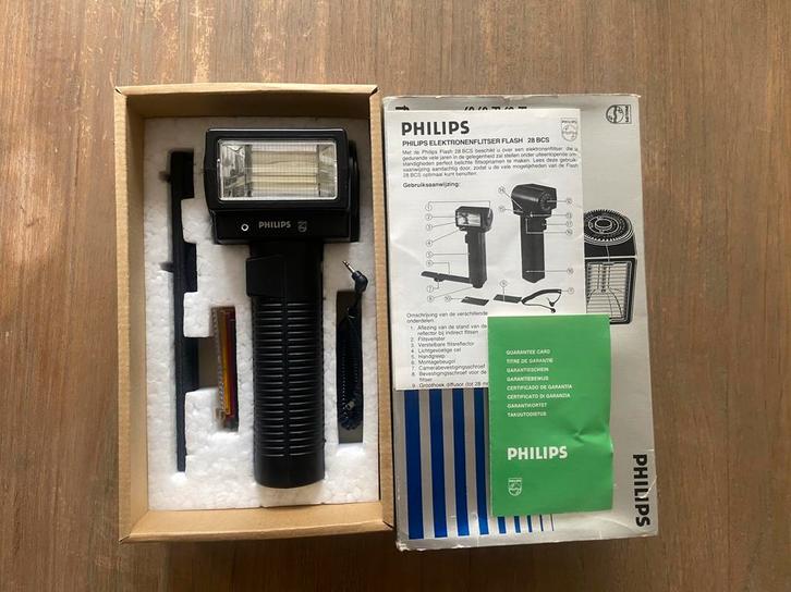 Philips flash 28 BCS / camera flitser / NOS / retro, Audio, Tv en Foto, Fotografie | Flitsers, Zo goed als nieuw, Overige merken