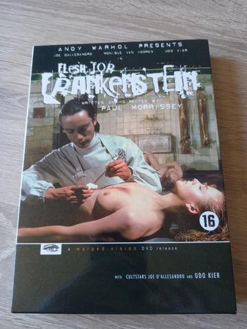 Flesh For Frankenstein. Cult/horror. Andy Warhole. Udo Kier. beschikbaar voor biedingen