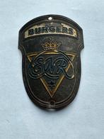 Stokoud balhoofdplaatje burgers ENR. Balhoofd plaatje., Ophalen of Verzenden, Gebruikt, Overige typen