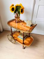 Vintage Hollywood Regency stijl serveerwagen. Italiaans., Ophalen