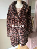 Panterprint bontjas XXL - Carnaval!, Ophalen of Verzenden, Zo goed als nieuw, Maat 46/48 (XL) of groter