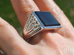 Vanoli 925 zilveren heren ring onyx maat 23, Vanoli, 20 of groter, Heer, Nieuw