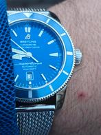 Breitling SUPEROCEAN HERITAGE 46 AUTO BLAUWE  DOOS PAPIEREN, Sieraden, Tassen en Uiterlijk, Horloges | Heren, Staal, Gebruikt