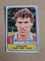 Panini Voetbal 82 Gerard van der Lem FC Utrecht, Ophalen of Verzenden, Zo goed als nieuw, F.C. Utrecht, Poster, Plaatje of Sticker