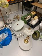 Partij vintage lampen retro hanglampen, Gebruikt, ., Ophalen of Verzenden, Lemmer