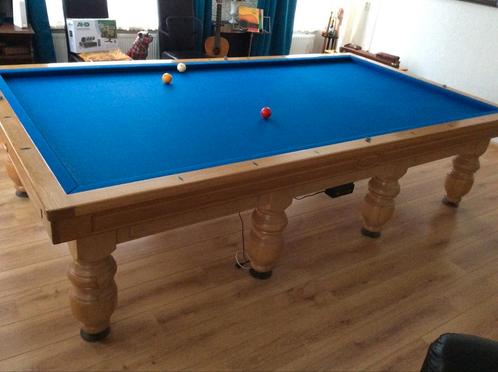 Matchtafel Biljart Groot - Origineel handgemaakt Graafschap., Sport en Fitness, Biljarten en Poolen, Zo goed als nieuw, Biljarttafel