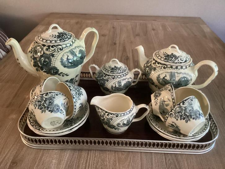 Antiek serviesgoed, Antiek en Kunst, Antiek | Servies compleet, Ophalen of Verzenden