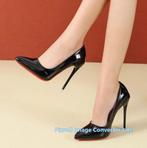 S3 zwarte lak hoge hak van 12 cm maat 44.., Kleding | Dames, Schoenen, Zwart, Nieuw, Ophalen of Verzenden, Schoenen met hoge hakken