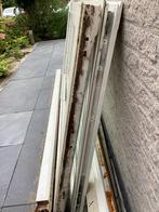Hardhouten schuifpui, Doe-het-zelf en Verbouw, Ophalen, Gebruikt, 150 tot 225 cm, Inclusief glas