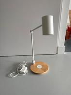 Moderne Bureaulamp - Wit & Hout, Ophalen of Verzenden, Zo goed als nieuw, Hout, 50 tot 75 cm