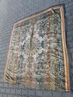 Groot Aziatisch kleed/ doek prachtig tafereel, Antiek en Kunst, Antiek | Kleden en Textiel, Ophalen of Verzenden