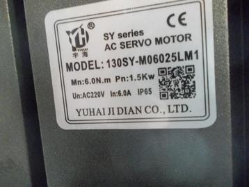 AC servomotor SY series Model 130SY-M06025LM1
