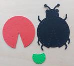 Lieveheers beest. Vilt. 20 cm., Ophalen of Verzenden, Nieuw, Materiaal