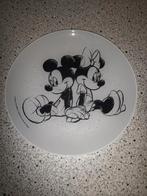 Disney Mickey en Minnie glazen bord, Verzamelen, Mickey Mouse, Ophalen of Verzenden, Zo goed als nieuw, Servies