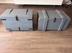 2 x Massieve dekenkist / opbergkist / legerkist op wieltjes, Overige materialen, Minder dan 50 cm, Gebruikt, 50 tot 75 cm