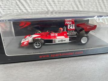 Gijs van Lennep Spark 1/43 S4039 Williams FW04 Belgie beschikbaar voor biedingen