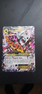 Mega aggron ex primal clash pokemon kaart, Ophalen of Verzenden, Zo goed als nieuw, Losse kaart