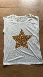 Best mountain t-shirt ster goud paillet glitter m, Kleding | Dames, Maat 38/40 (M), Ophalen of Verzenden, Wit, Zo goed als nieuw
