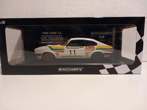Ford Capri wit Minichamps metal Limited 1:18 KRD, Hobby en Vrije tijd, Modelauto's | 1:18, Zo goed als nieuw, Auto, MiniChamps